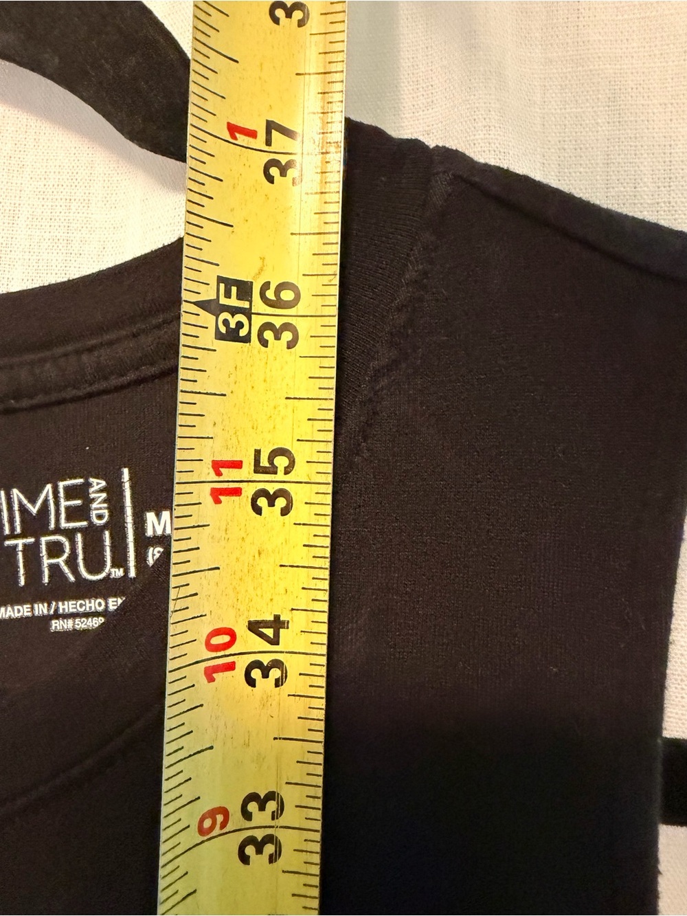 Time and Tru Black Sleeveless Swing Dress – Size Medium (8-10) - Picture 7 of 7